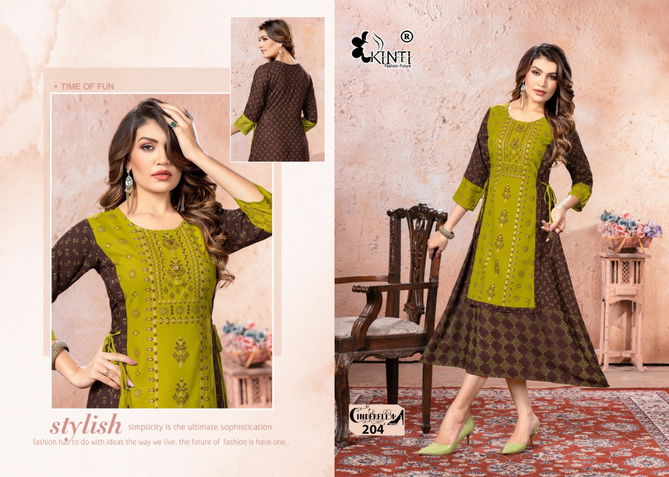  Kinti Cinderella 2 Exclusive Wear Wholesale Kurti Collection 